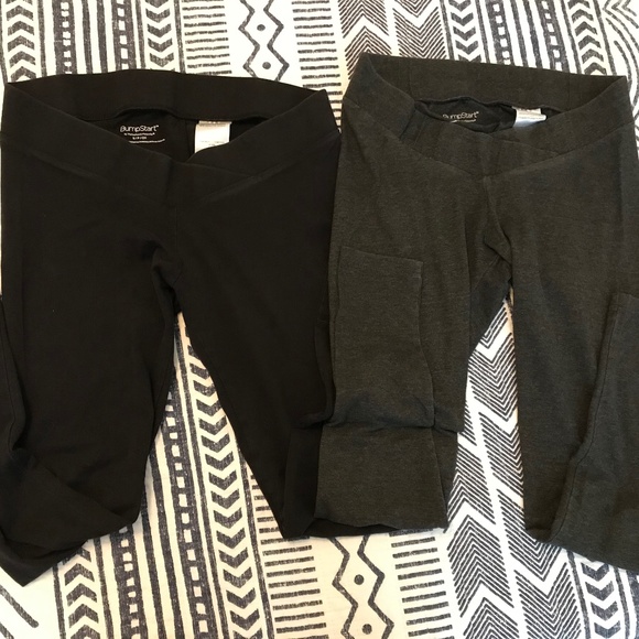 BumpStart Pants - Pair of maternity leggings